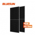 Bluesun MBB Tech405wハーフセルモノフェイシャルガラスPerc405wattソーラーパネル単結晶ソーラーモジュール