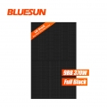 Bluesun 米国 UL 認証ブラック PV パネル 370 ワット単結晶ソーラー パネル半電池 370Wp PV モジュール
    