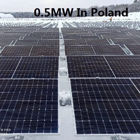  Bluesun 0.5MW フローティング ポーランドの太陽光発電所