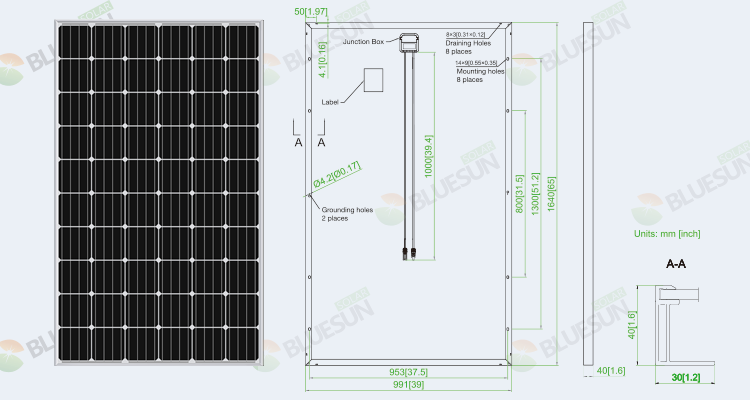 monocrystalline 280w solar panel 24v