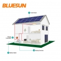 Bluesun Solar 5kw10kw自家消費型太陽光発電システムリチウム蓄電池と架台