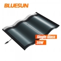 Bluesun人気のある単一ガラス屋根瓦30W太陽光発電屋根瓦