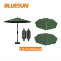 Bluesunアウトドアウォーマートソーラーパワー傘カードレスパラソルストリングライトビーチソーラーライト傘