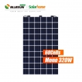 Bluesun高効率320w両面高効率ソーラーパネル320ワット両面ソーラーパネル