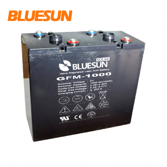  Deep Cycle Battery GEL 2V 1000AH Rechargeable Cell Price