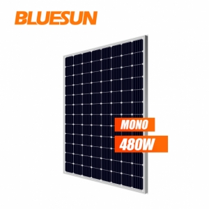 Bluesun A Grade 96cell 48v 480w 490w 500w PV Solar Panels Price for 500 watt System