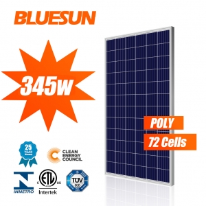 5BB Poly Solar Panel 345W 72 Cells Series
