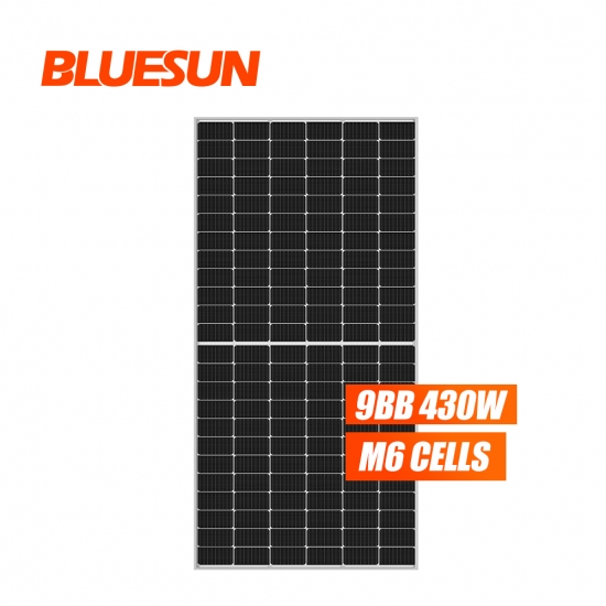 bluesun half cut 430watt solar pv panel