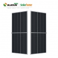 Bluesun新着高効率210mm太陽電池ソーラーパネル540w550w 600w555wハーフセルソーラーパネルモノパークソーラーパネル