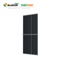 Bluesun210mm太陽電池550ワット二重ガラスソーラーパネルソーラー550w両面ハーフセルPVモノソーラーパネル210mmBIPVパネルソーラー