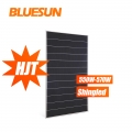 BluesunHJT太陽電池570ワット単結晶オーバーラップソーラーモジュール