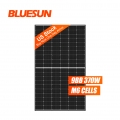 BluesunUSA高効率ブラックフレームシリコンソーラーパネル370ワットブラックソーラーパネル370wp単結晶ソーラーパネル