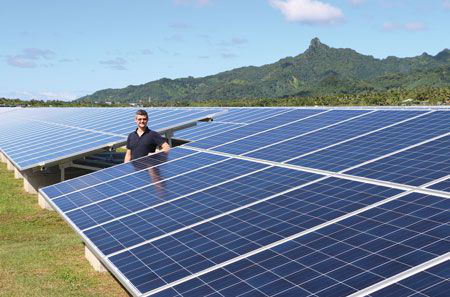 太平洋の100％再生可能エネルギー統合へのステージ