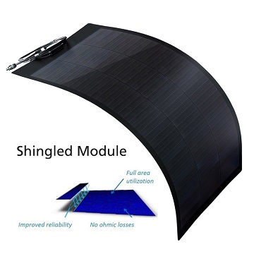 高効率モノスモールソーラーパネル--- Shingled & Semi-flexibleソーラーパネル