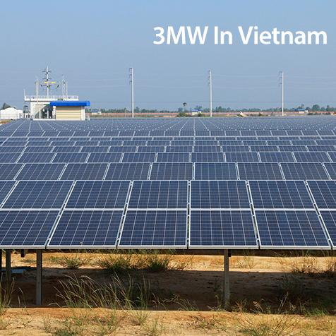  ベトナムの3mw太陽光発電所