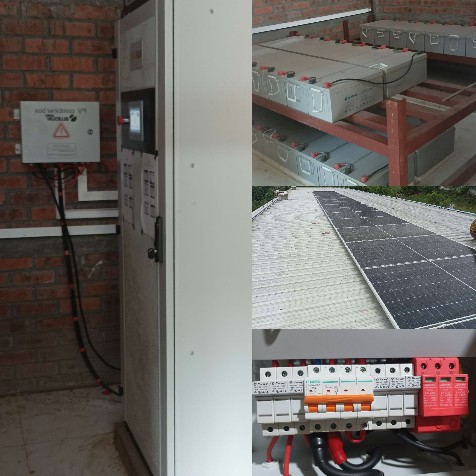 ミャンマーのBLUESUN 30KW太陽光発電システム
        
