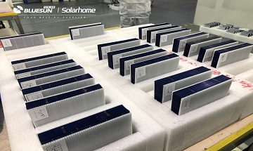 太陽電池パネル側：mbbハーフセルは威ing的で、太陽電池パネルの重なりは機会を待っています。