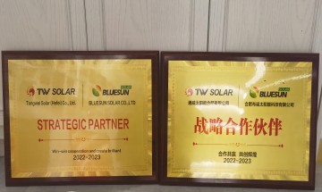 TW SOLAR & BLUESUN SOLAR 5GW 戦略的パートナーシップ契約
